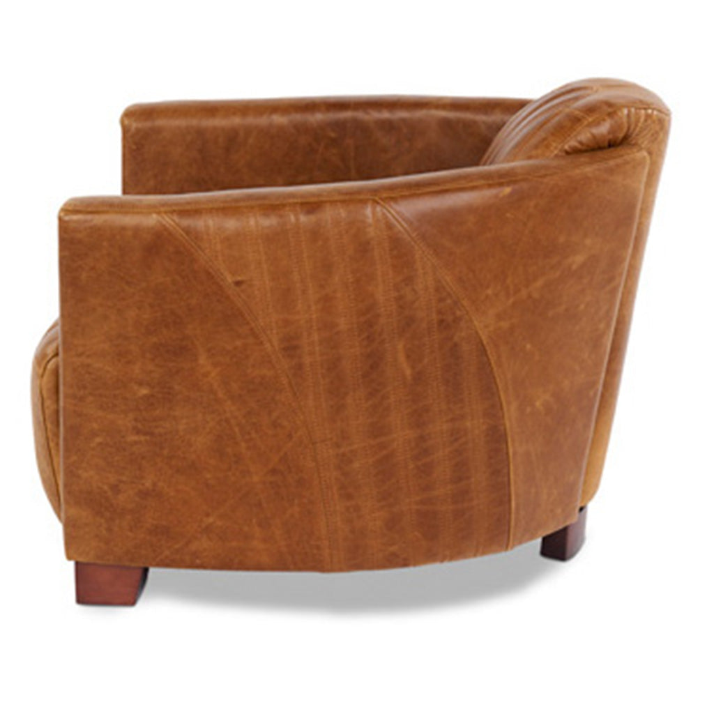 Sovereign Low Chair Brown Cerato Leather